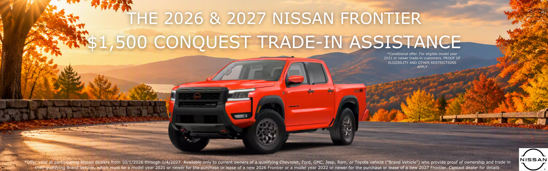 2026 and 2027 Frontier Trade-In Assistance