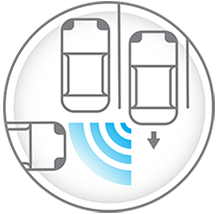 Rear Cross Traffic Alert Range Illustration