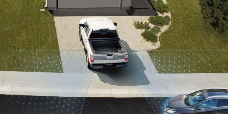 Nissan Titan Rear Cross Traffic Alert Area